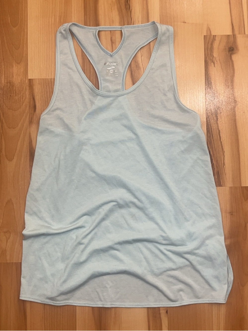Brooks Women's Light Blue Racerback Tank Top
